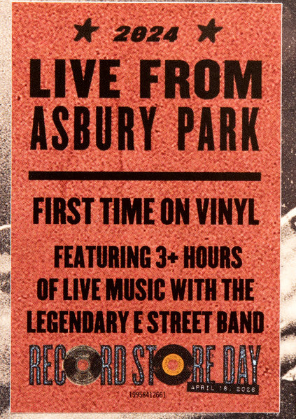 Springsteen & E Street Band* : Live From Asbury Park - 2024 (5xLP, Album, RSD, Ltd)