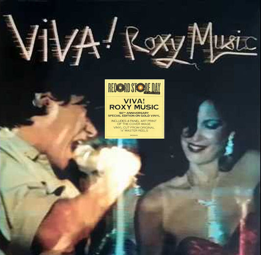 Roxy Music : Viva! Roxy Music – The Live Roxy Music Album (LP, Album, RSD, RE, S/Edition, Gol)