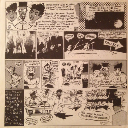 De La Soul : 3 Feet High And Rising (LP, Album, Adr)