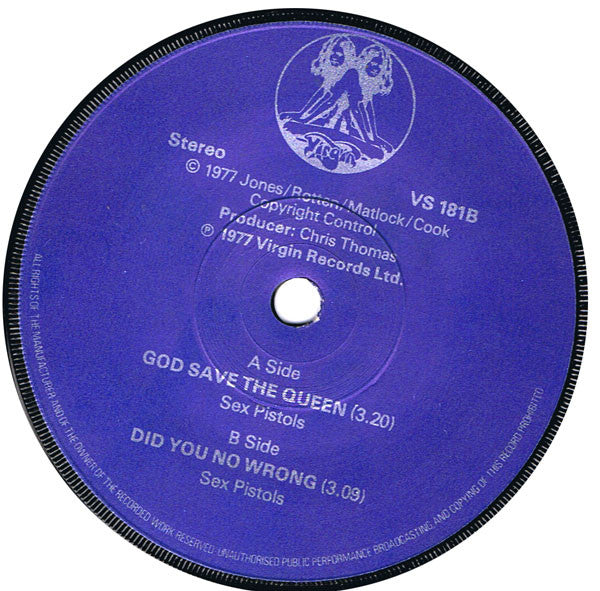 Sex Pistols : God Save The Queen (7", Single, Sil)