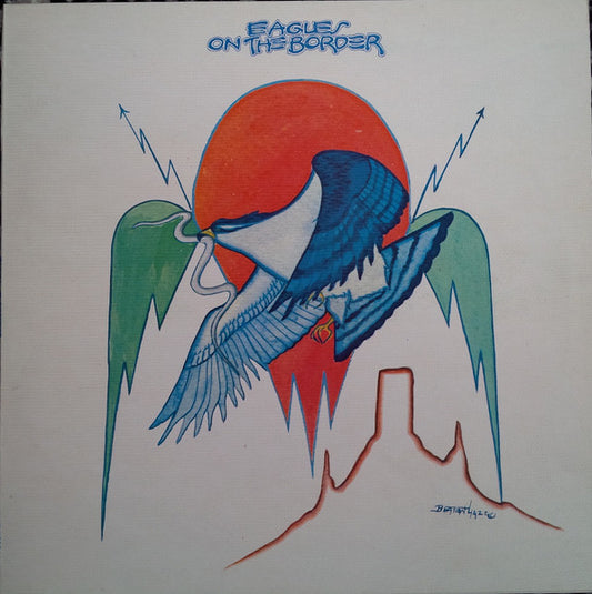 Eagles : On The Border (LP, Album, Tex)