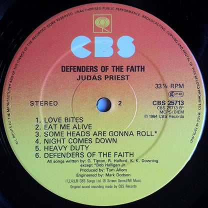 Judas Priest : Defenders Of The Faith (LP, Album)