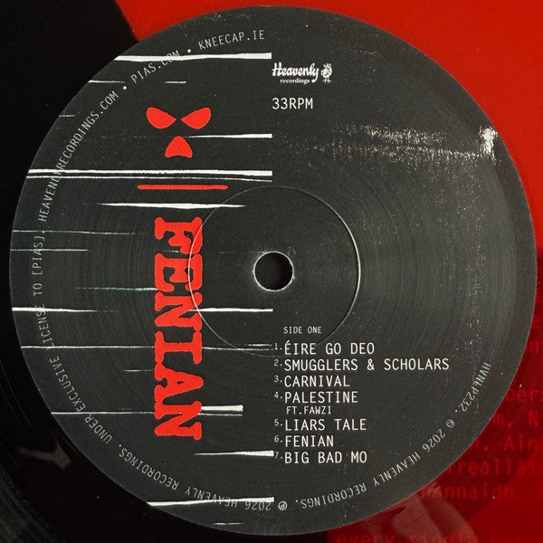 Kneecap (2) : Fenian (LP, Album, Ltd, Red)