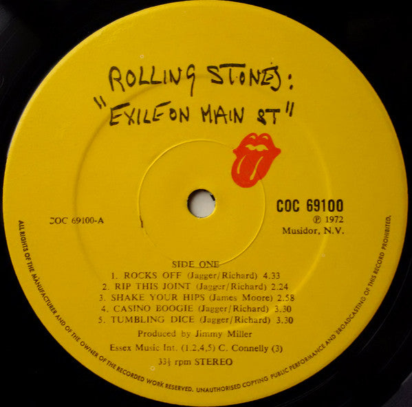 Rolling Stones* : Exile On Main St. (2xLP, Album, Pos)