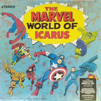 Icarus (9) : The Marvel World Of Icarus (LP, Album, RE, RM)