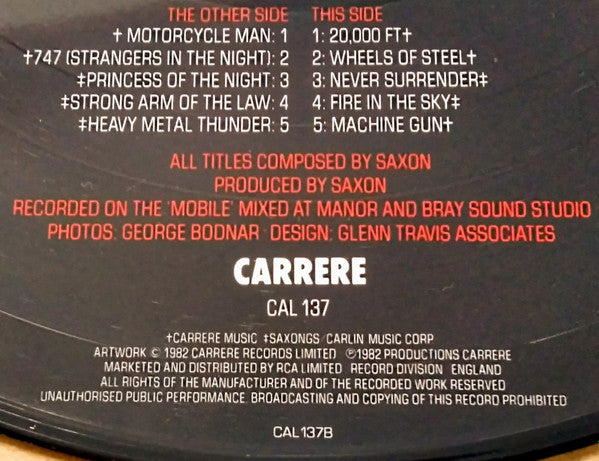 Saxon : The Eagle Has Landed (Live) (LP, Album, Pic)