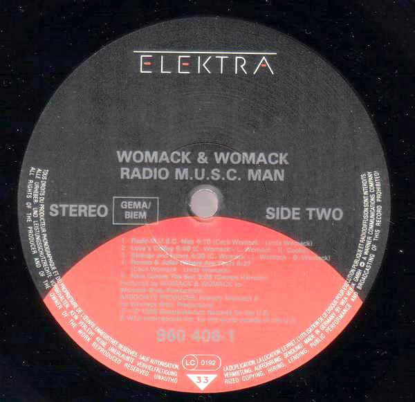 Womack & Womack : Radio M.U.S.C. Man (LP, Album)