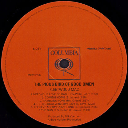 Fleetwood Mac : The Pious Bird Of Good Omen (LP, Comp, RE, RM, 180)