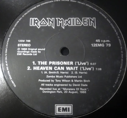 Iron Maiden : The Clairvoyant (12", Single, Gat)