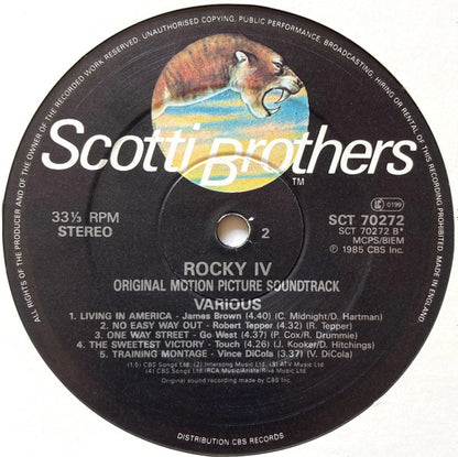 Various : Rocky IV - Original Motion Picture Soundtrack (LP, Comp)