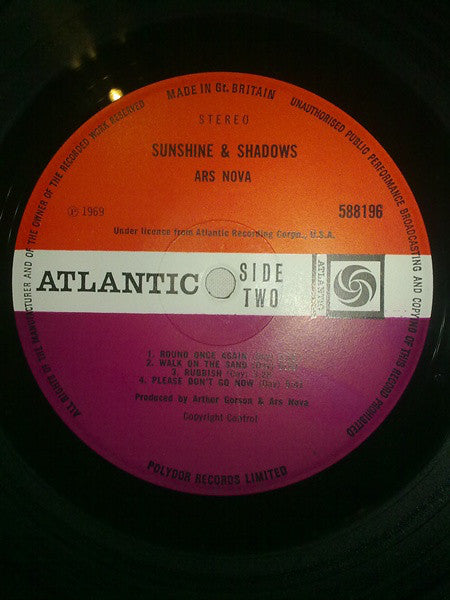 Ars Nova (3) : Sunshine & Shadows (LP, Album)
