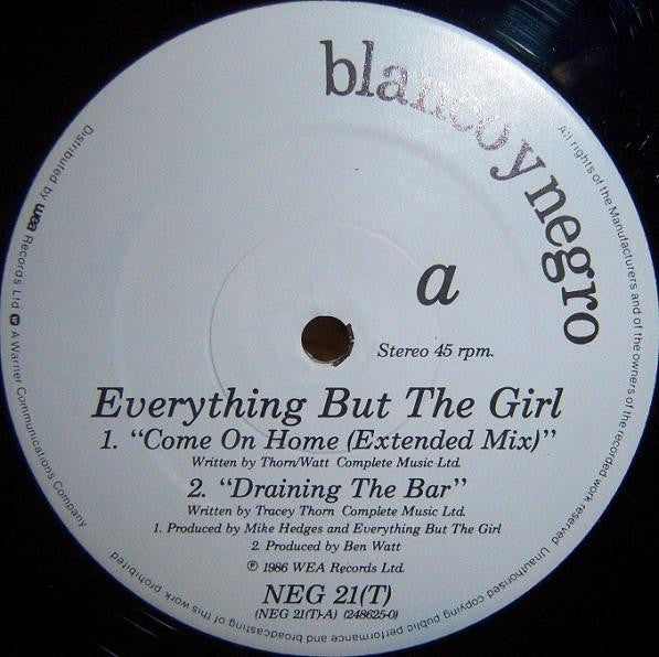 Everything But The Girl : Come On Home (12", Single, Ltd, Pos)