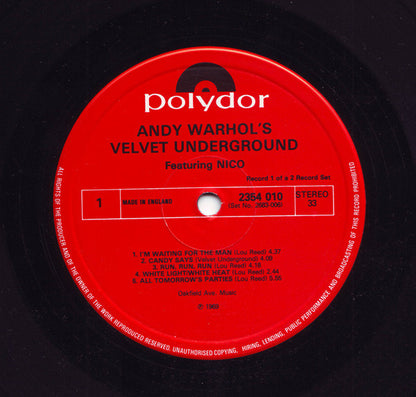 Andy Warhol's Velvet Underground* Featuring Nico (3) : Andy Warhol's Velvet Underground Featuring Nico (2xLP, Comp, RP, Gat)
