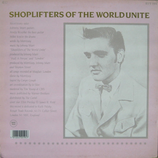 The Smiths : Shoplifters Of The World Unite (12", Single)