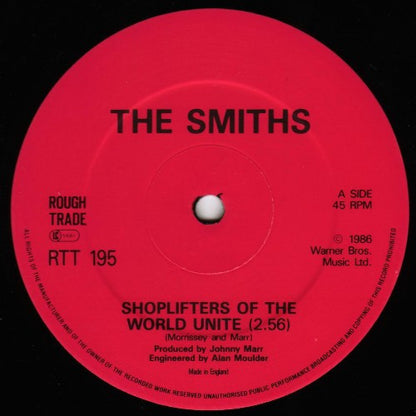 The Smiths : Shoplifters Of The World Unite (12", Single)