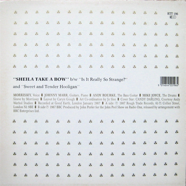 The Smiths : Sheila Take A Bow (12", Single, CBS)