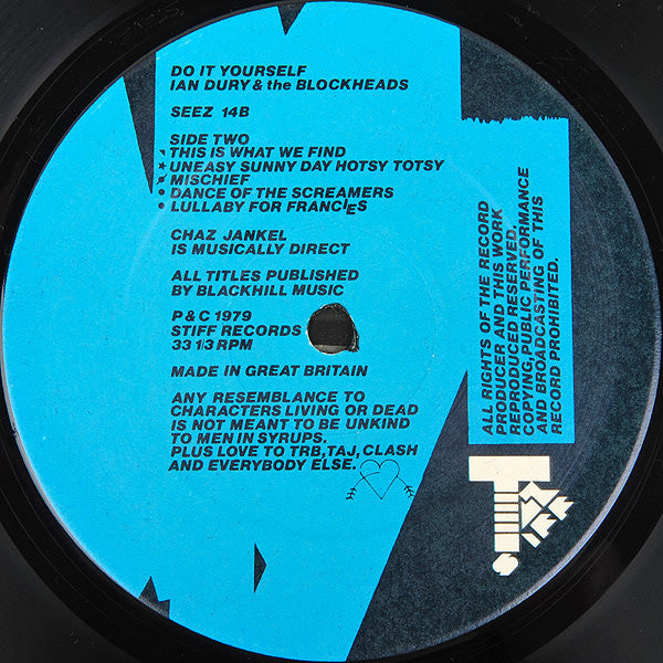 Ian Dury & The Blockheads* : Do It Yourself (LP, Album)