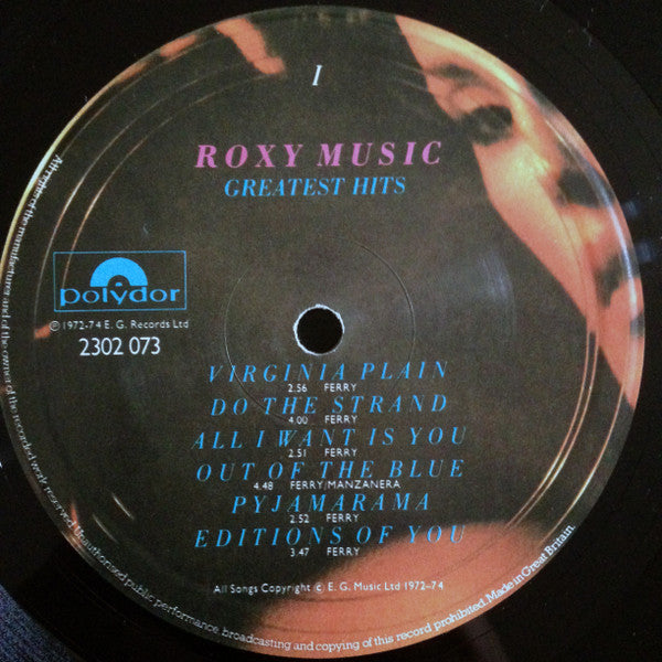 Roxy Music : Greatest Hits (LP, Comp)