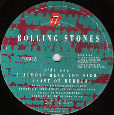 Rolling Stones* : Almost Hear You Sigh (12", EP, Gat)