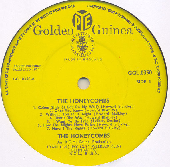 The Honeycombs : The Honeycombs (LP, Album, Mono, RE)