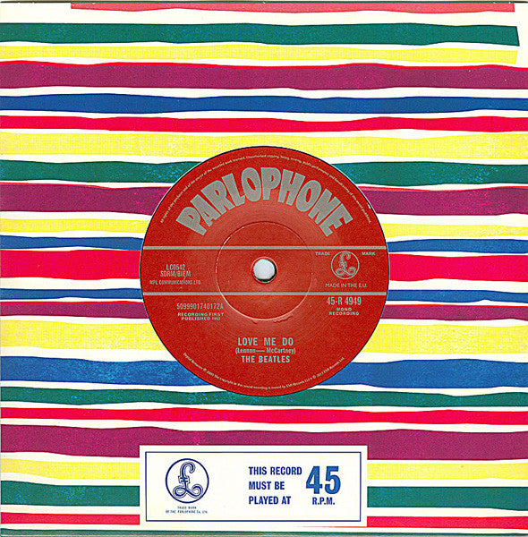 The Beatles : Love Me Do (7", Single, Mono, Ltd, MP, M/Print, RE, RM)