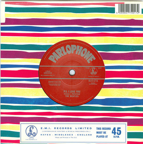 The Beatles : Love Me Do (7", Single, Mono, Ltd, MP, M/Print, RE, RM)