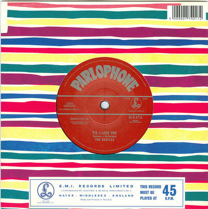 The Beatles : Love Me Do (7", Single, Mono, Ltd, MP, M/Print, RE, RM)