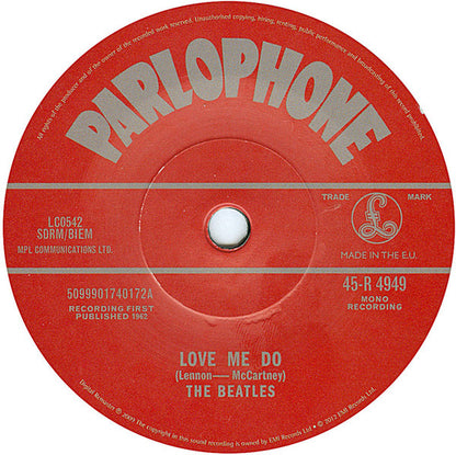 The Beatles : Love Me Do (7", Single, Mono, Ltd, MP, M/Print, RE, RM)