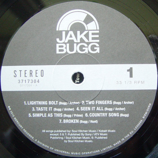 Jake Bugg : Jake Bugg (LP, Album)