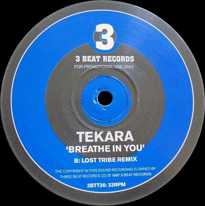 Tekara : Breathe In You (2x12", Promo)