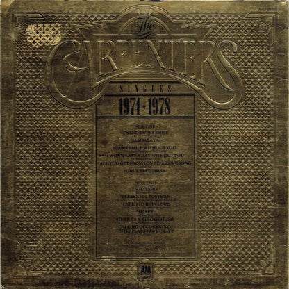 Carpenters : The Singles 1974-1978 (LP, Comp, Emb)