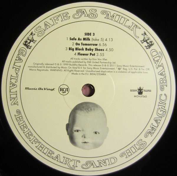 Captain Beefheart And His Magic Band* : Safe As Milk (LP, Album, RE, 180 + LP, 180)