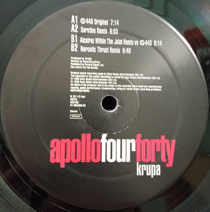 Apollo Four Forty* : Krupa (12")