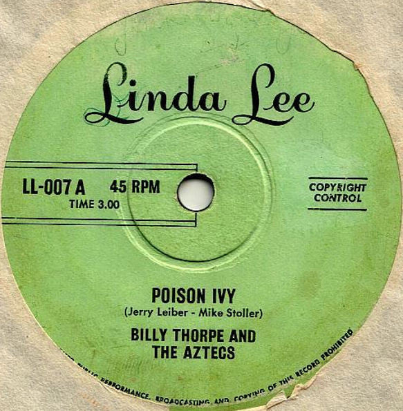 Billy Thorpe And The Aztecs : Poison Ivy / Broken Things (7", Single)