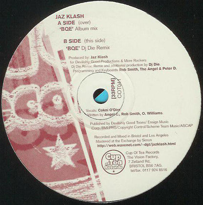 Jaz Klash : BQE (12")