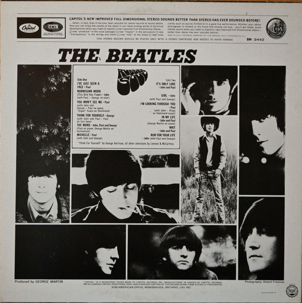 The Beatles : Rubber Soul (LP, Album, RE, 2nd)