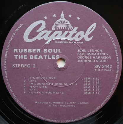 The Beatles : Rubber Soul (LP, Album, RE, 2nd)
