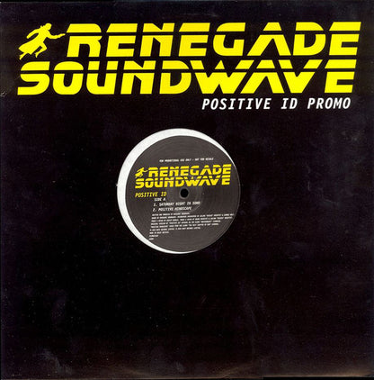 Renegade Soundwave : Positive ID (12", Promo)