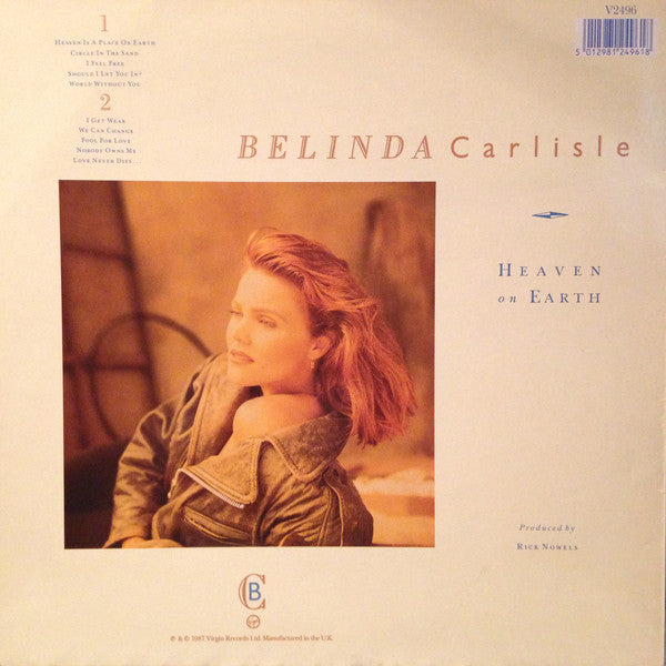 Belinda Carlisle : Heaven On Earth (LP, Album)