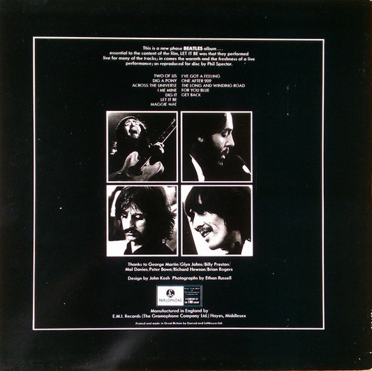 The Beatles : Let It Be (LP, Album, RE)