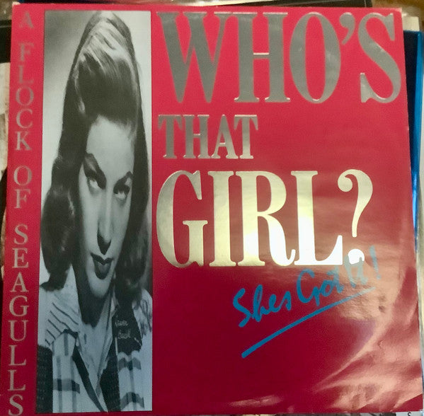 A Flock Of Seagulls : Who's That Girl (She's Got It) (12", Single, Red)