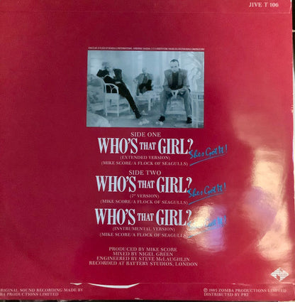 A Flock Of Seagulls : Who's That Girl (She's Got It) (12", Single, Red)