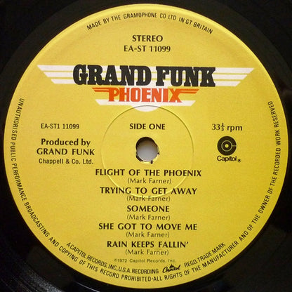 Grand Funk Railroad : Phoenix (LP, Album)