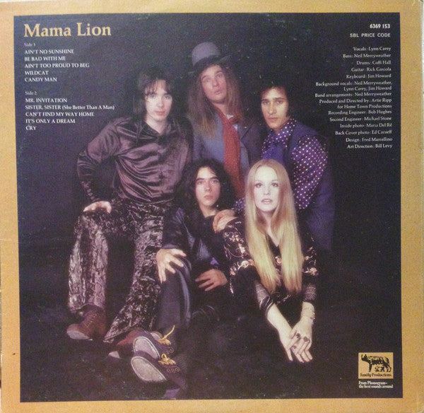 Mama Lion : Preserve Wildlife (LP, Album)