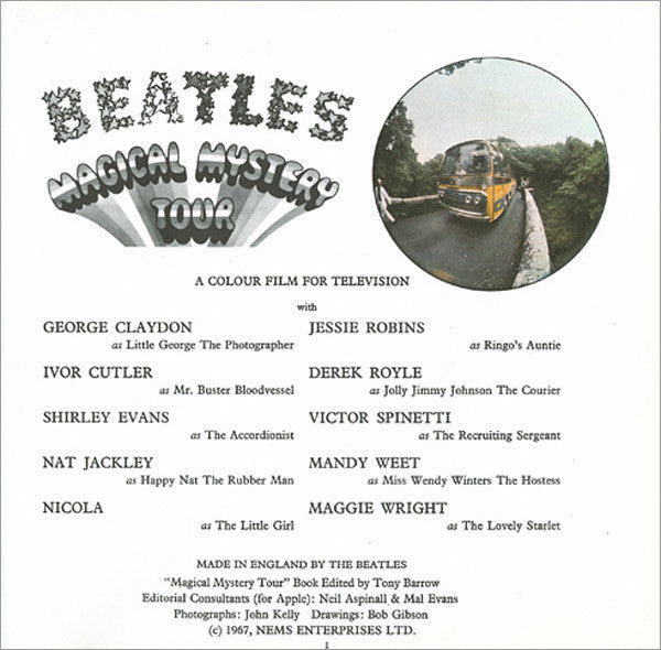 The Beatles : Magical Mystery Tour (2x7", EP)
