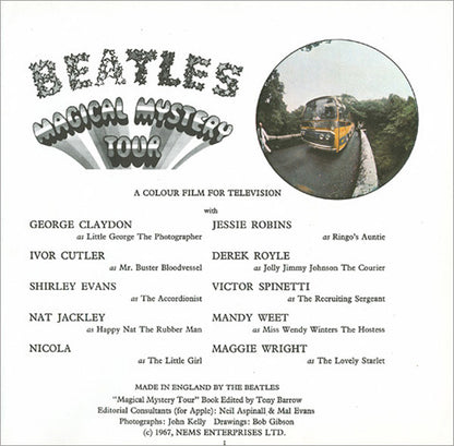 The Beatles : Magical Mystery Tour (2x7", EP)