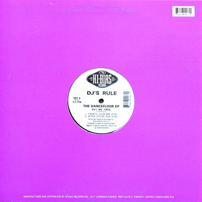 DJ's Rule : The Dancefloor EP (12", EP)