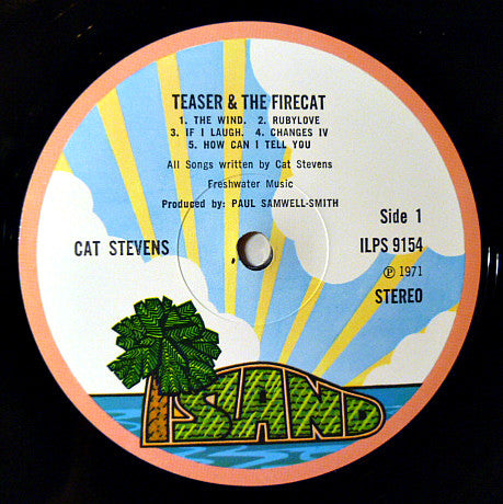 Cat Stevens : Teaser And The Firecat (LP, Album, Gat)