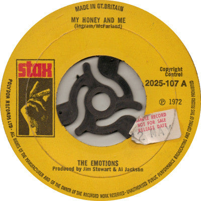 The Emotions : My Honey And Me / Show Me How (7", Single)