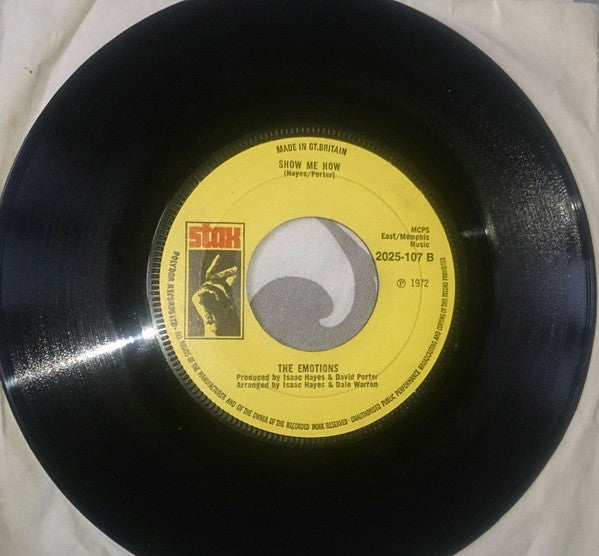 The Emotions : My Honey And Me / Show Me How (7", Single)